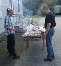 Wandertag 2012 - Grillen