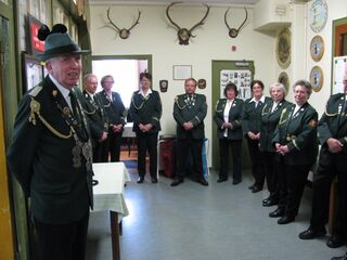 Begrüßung zum Anschießen